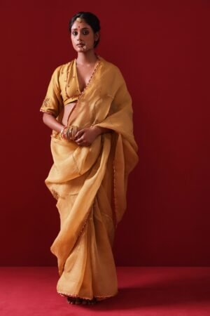 Elegant Organza Saree with Silk Blouse